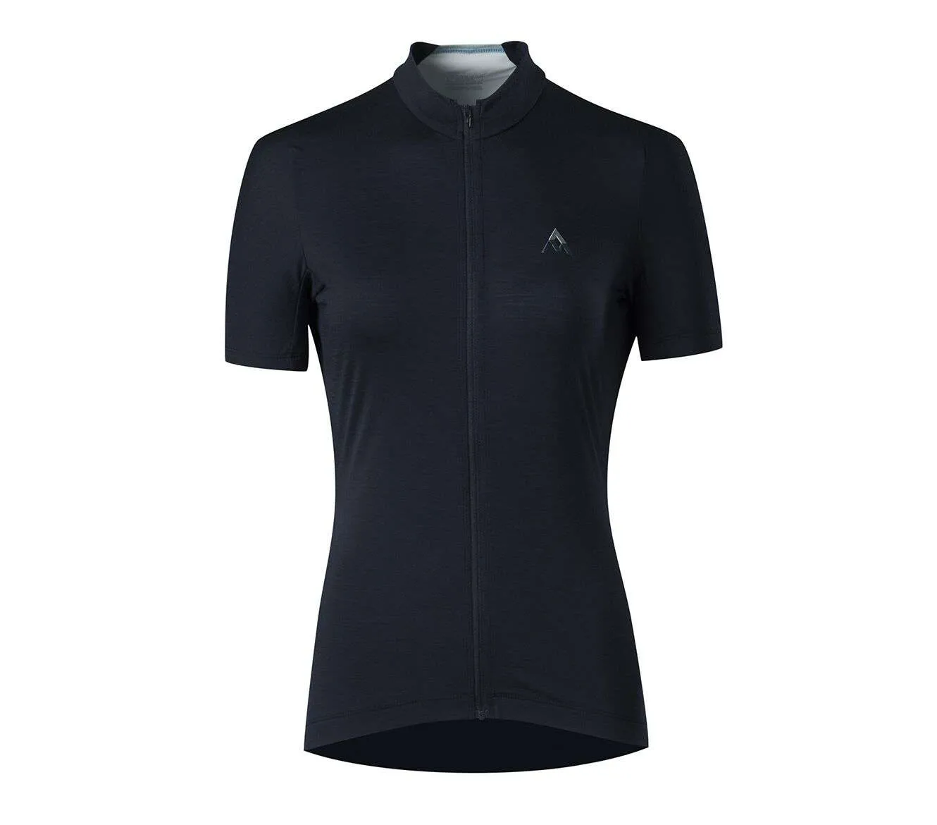 7mesh Ashlu Merino Fietsshirt Korte Mouwen Zwart/Blauw Dames