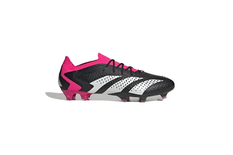 Adidas Predator Accuracy.1 Low Firm Ground Voetbalschoenen Core Black / Cloud White / Team Shock Pink 2 heren