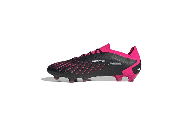 Adidas Predator Accuracy.1 Low Firm Ground Voetbalschoenen Core Black / Cloud White / Team Shock Pink 2 heren