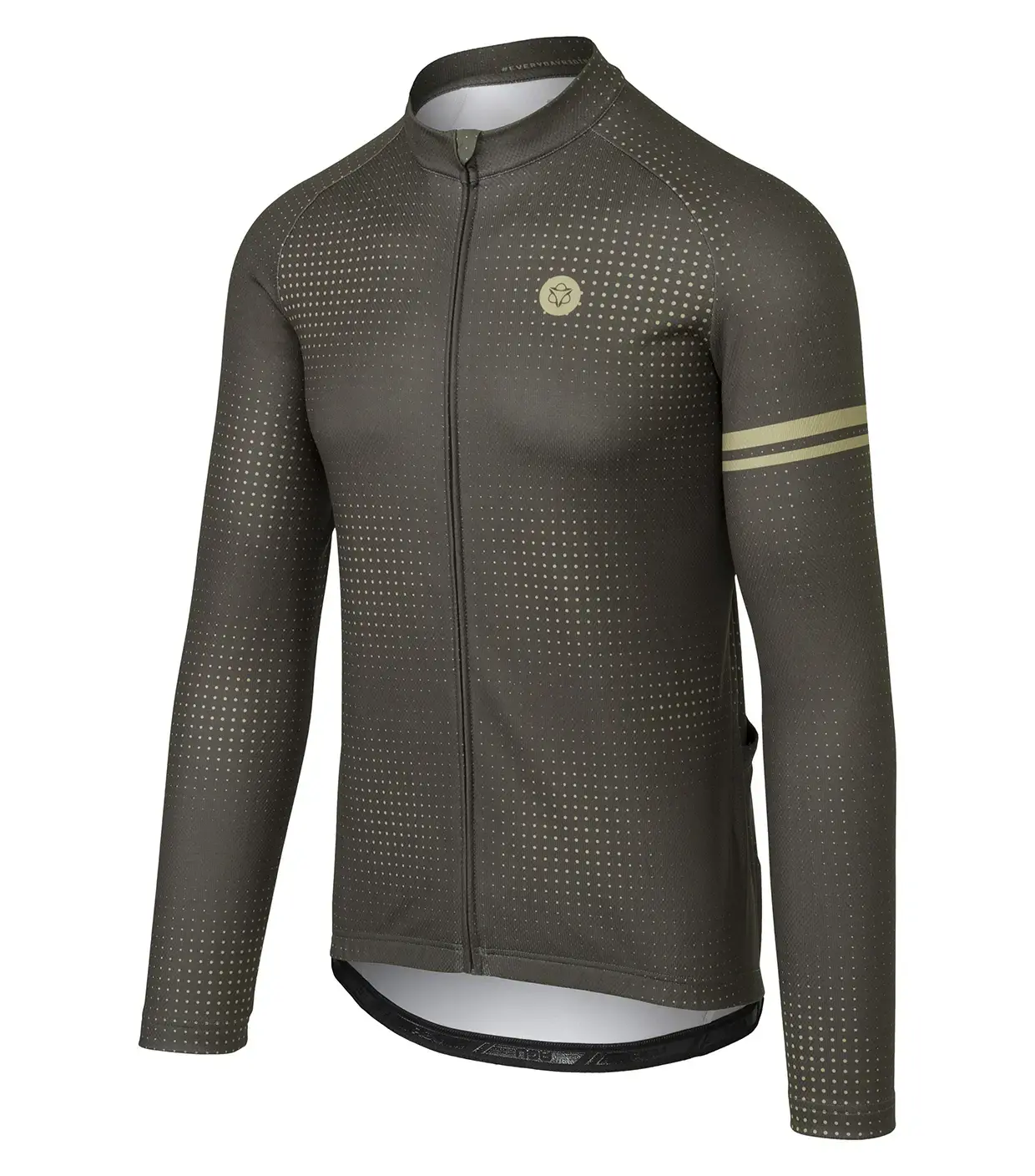 AGU Pixel Essential Fietsshirt Lange Mouwen Groen Heren