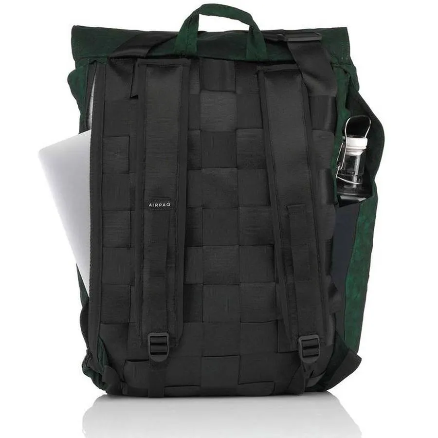  Airpaq airbag rugzak rolltop BIQ unicolour green