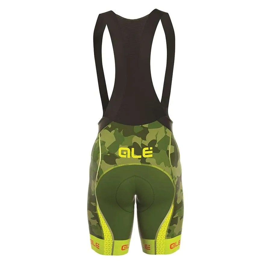 Ale Graphics PRR Camo Fietsbroek Kort Groen/Geel Heren