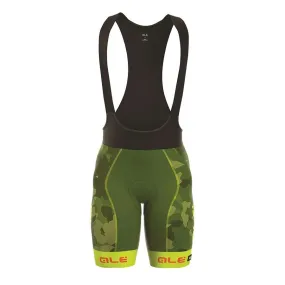 Ale Graphics PRR Camo Fietsbroek Kort Groen/Geel Heren