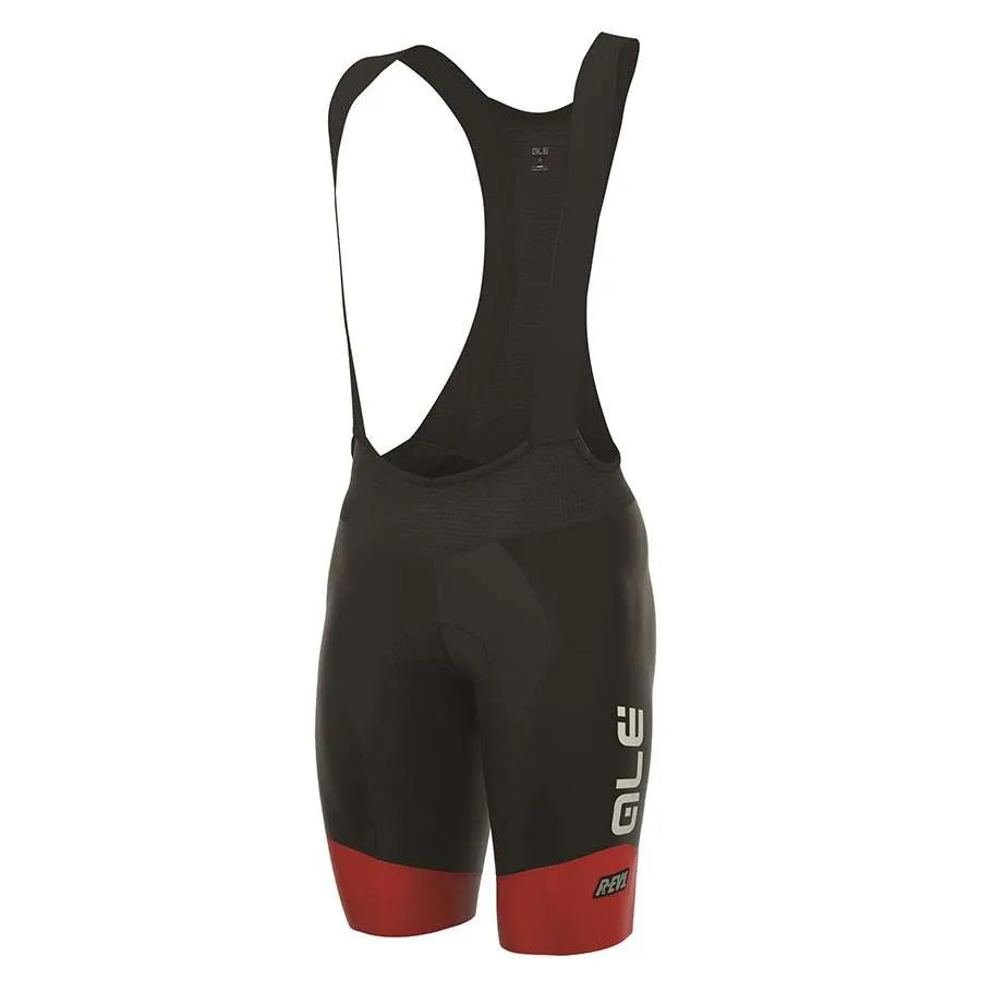 ALE REV1 MASTER FIETSBROEK KORT ZWART/ROOD HEREN