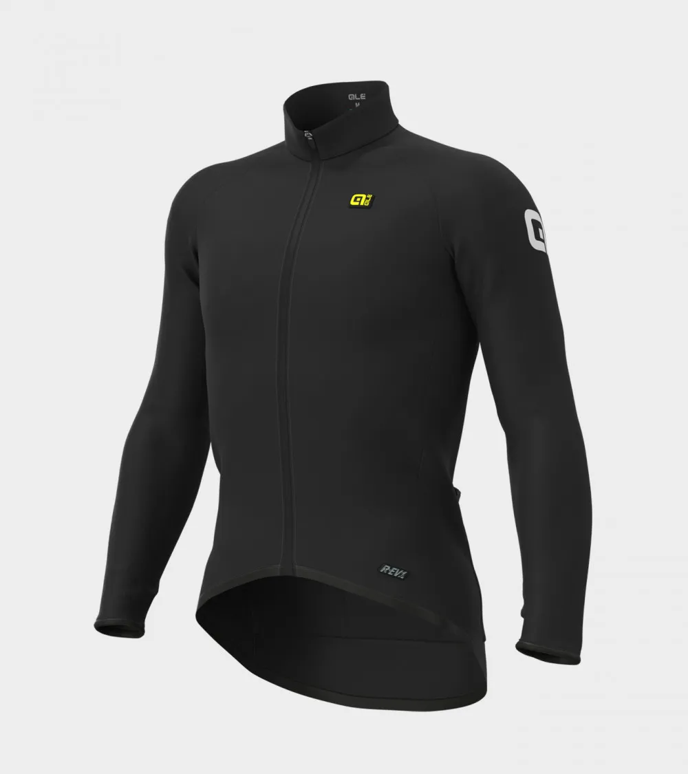 ALE REV1 THERMAL FIETSSHIRT LANGE MOUWEN ZWART HEREN