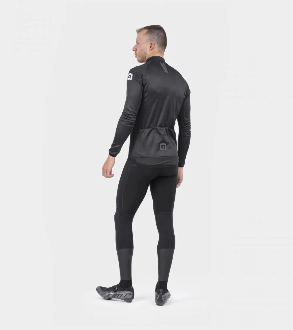 ALE REV1 THERMAL FIETSSHIRT LANGE MOUWEN ZWART HEREN