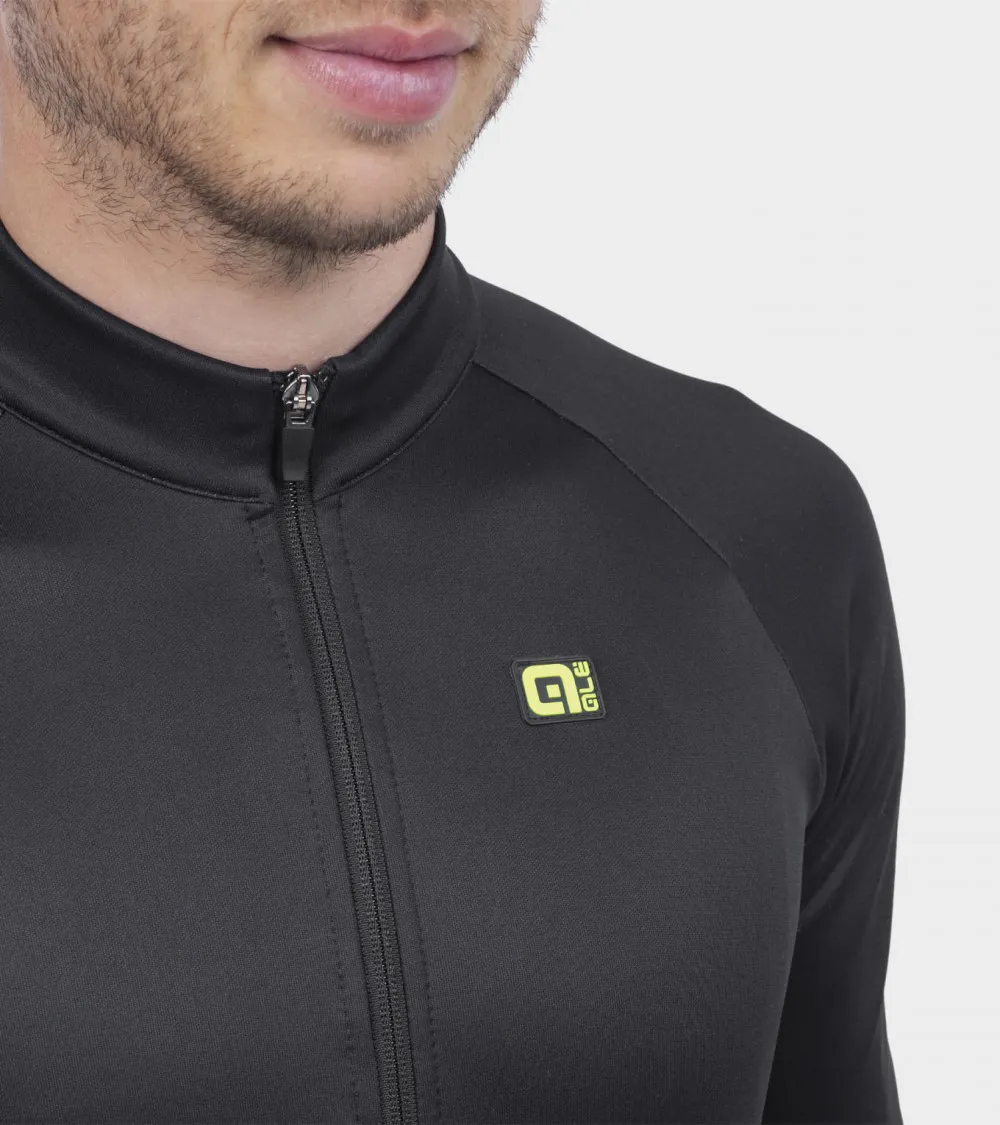 ALE REV1 THERMAL FIETSSHIRT LANGE MOUWEN ZWART HEREN