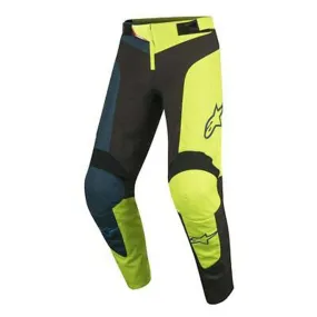 Alpinestars Vector MTB Fietsbroek Lang Zwart/Geel/Blauw Heren