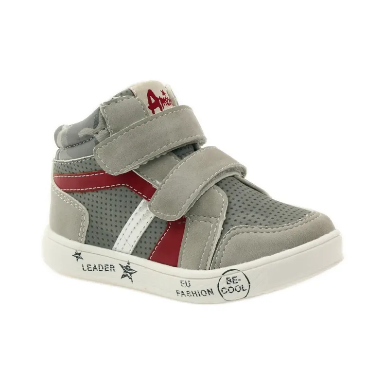 American Club Amerikaanse 17353 sportschoenen rood grijs