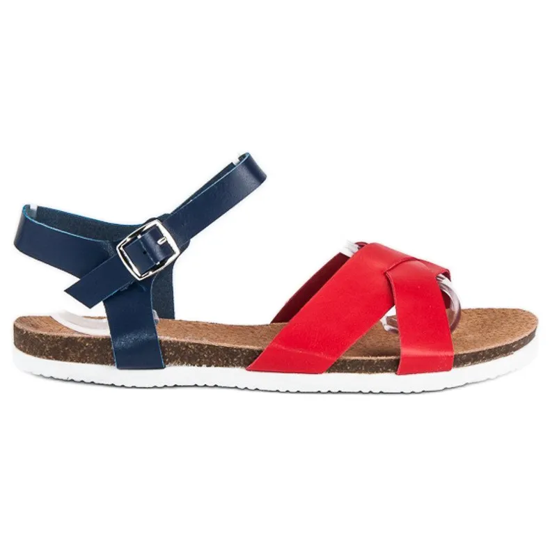 American Club Comfortabele Amerikaanse sandalen blauw