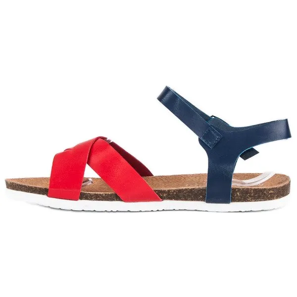 American Club Comfortabele Amerikaanse sandalen blauw