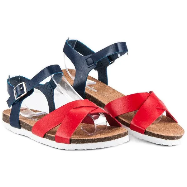 American Club Comfortabele Amerikaanse sandalen blauw