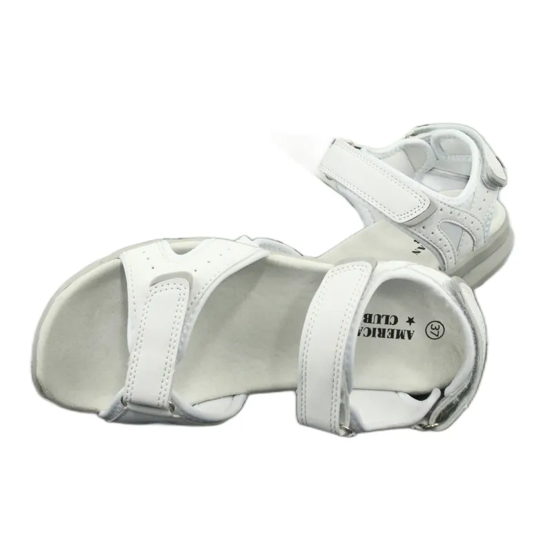 American Club HL15/20 witte sportsandalen