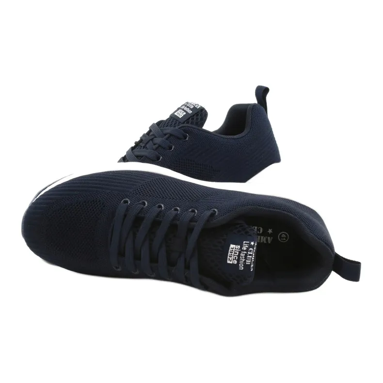 American Club Marineblauwe heren sportschoenen RD01 / 21