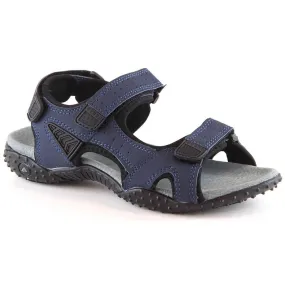 American Club marineblauwe sportsandalen met klittenband