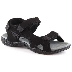 American Club zwarte sportsandalen met klittenband