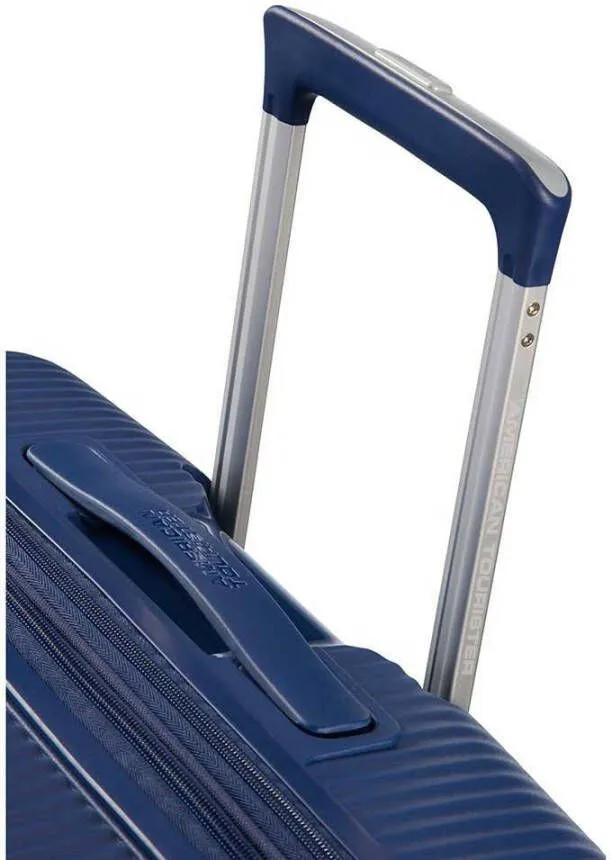 American Tourister Soundbox Spinner Handbagage Trolley Blue Unisex