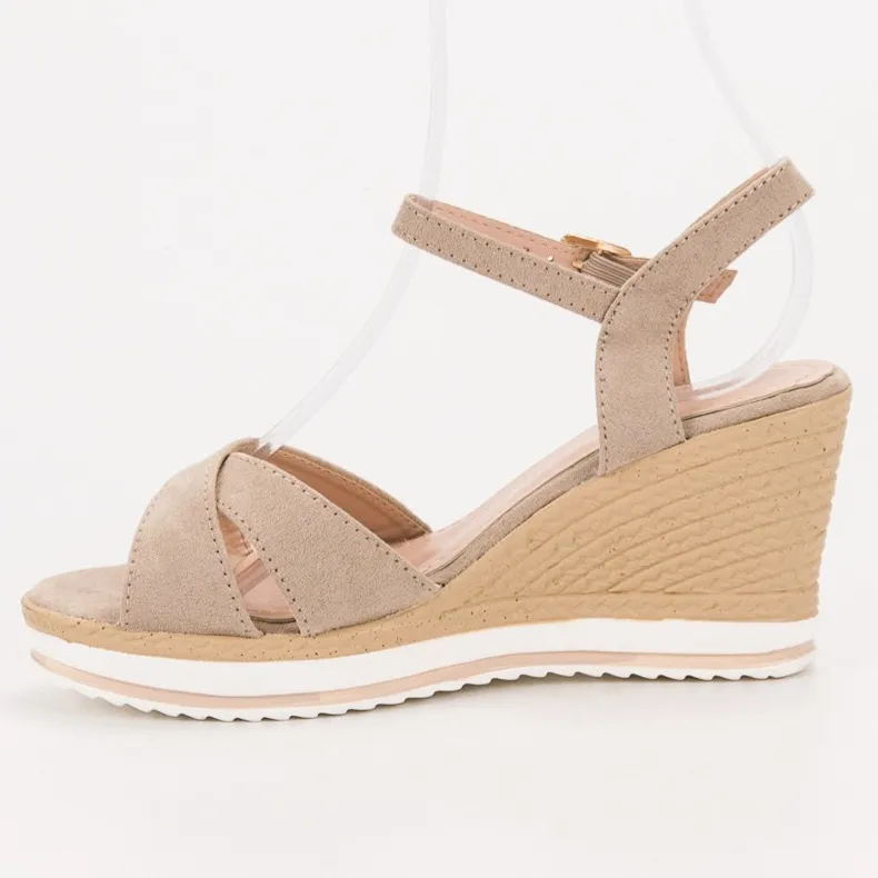 Anesia Paris Modieuze beige sandalen