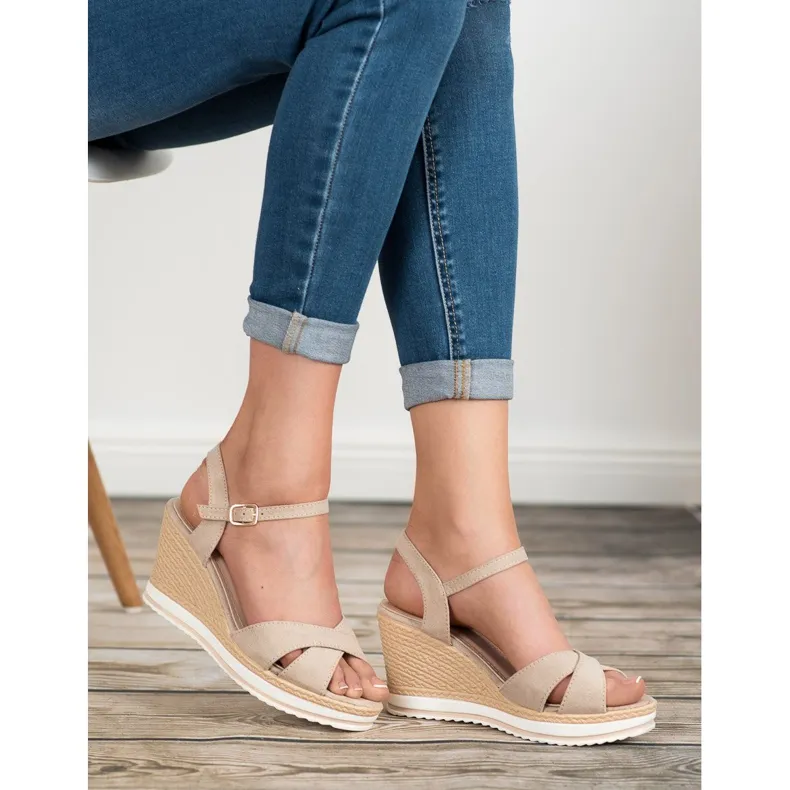 Anesia Paris Modieuze beige sandalen