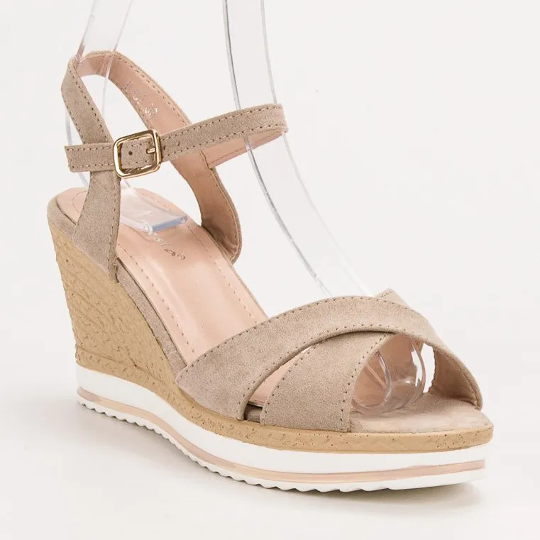 Anesia Paris Modieuze beige sandalen