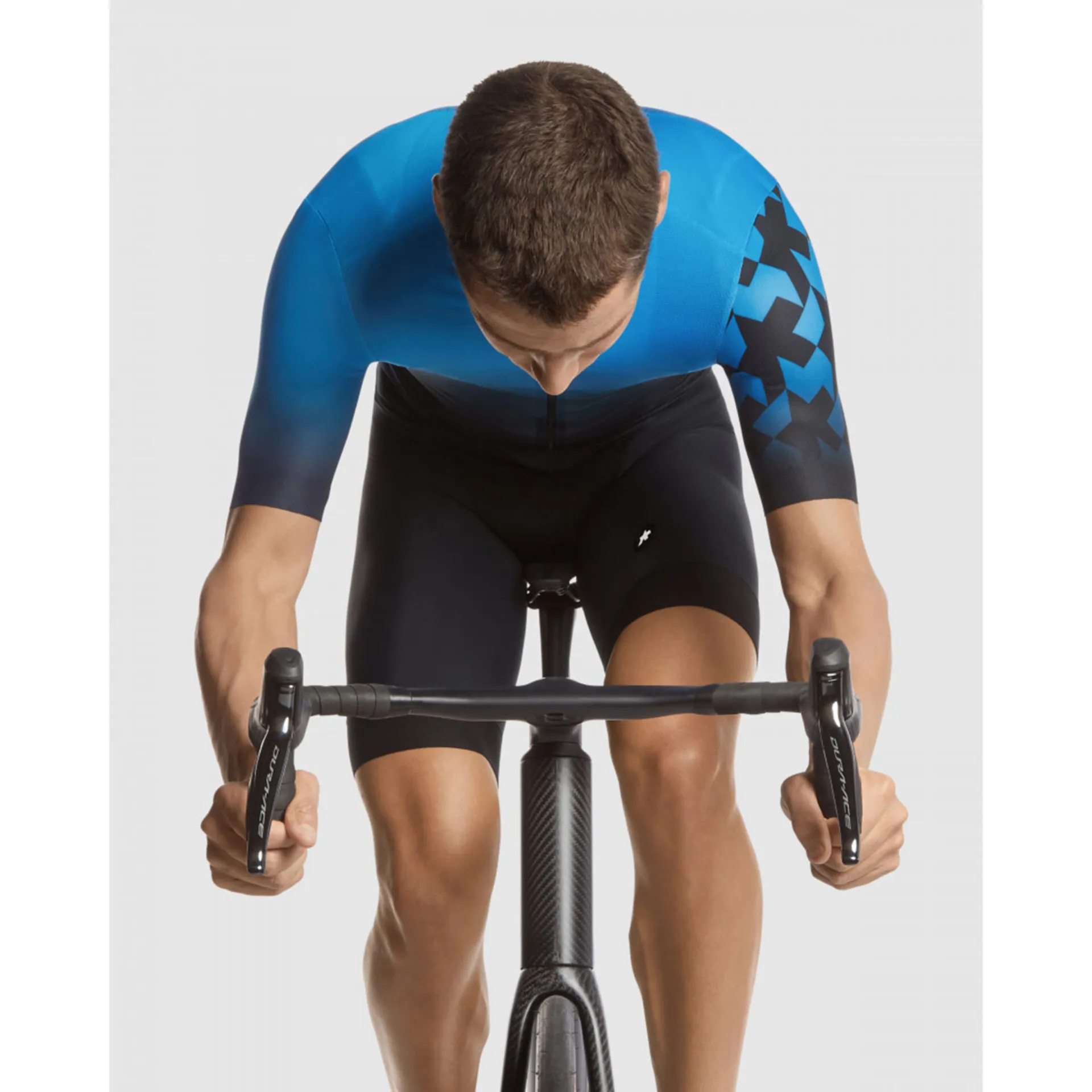 Assos Equipe RS Targa S9 Fietsshirt Korte Mouwen Blauw/Zwart Heren