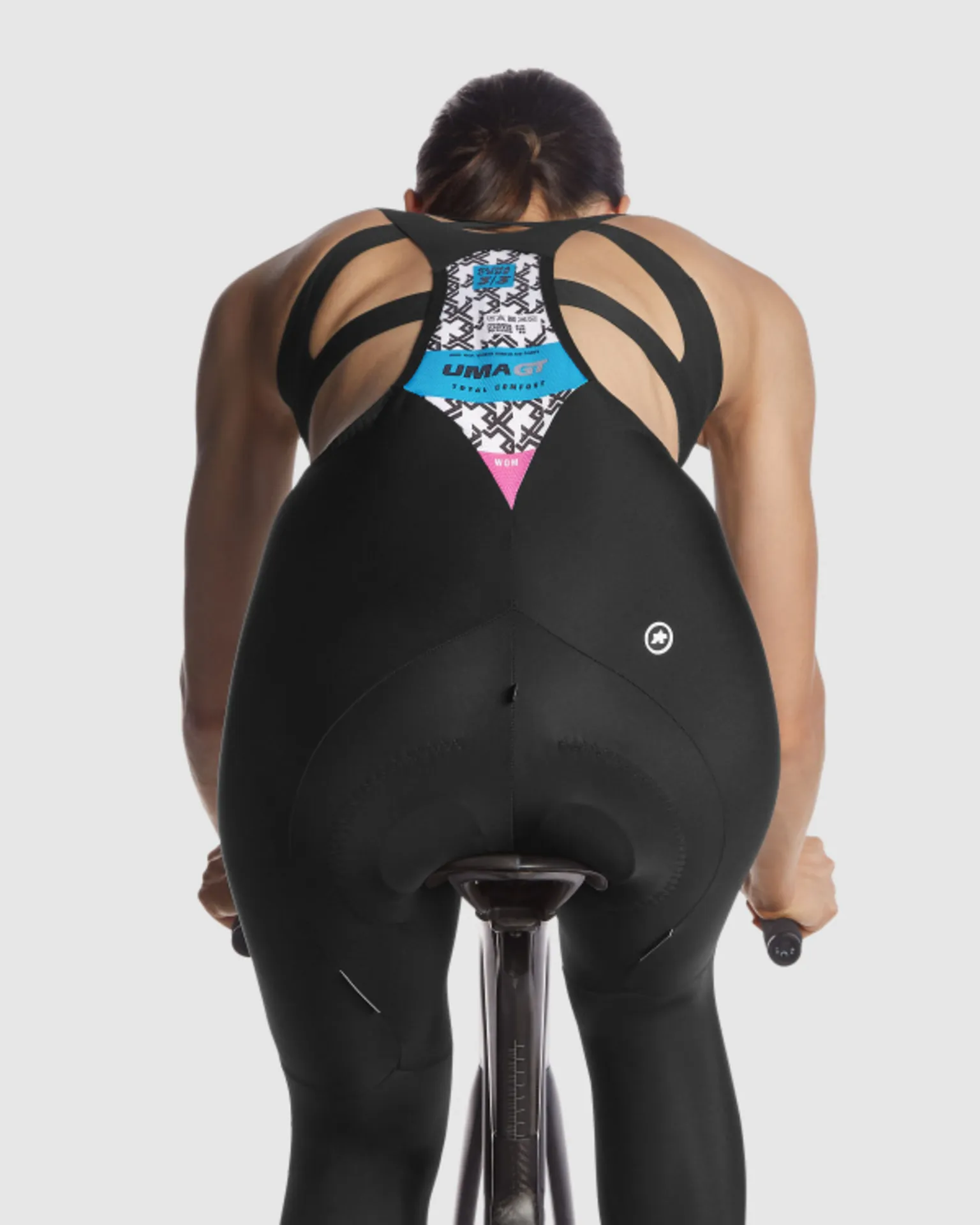 Assos UMA GT Winter Fietsbroek Lang Met Zeem Met Bretels Zwart Dames