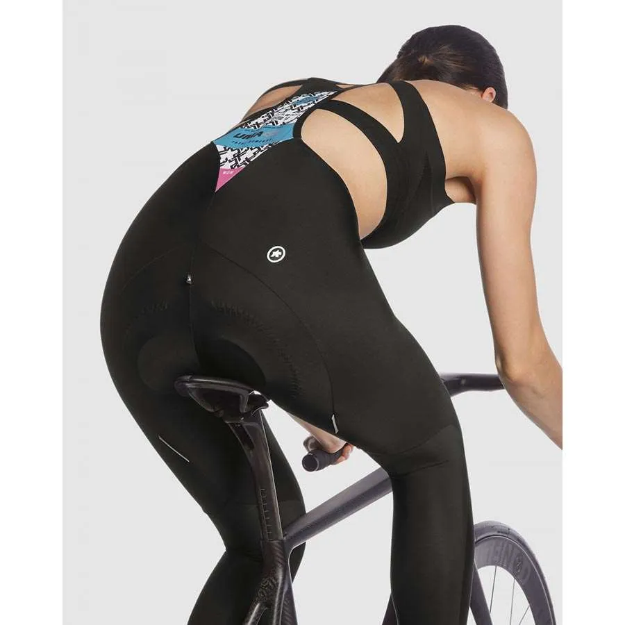 Assos UMA GT Winter Fietsbroek Lang Met Zeem Met Bretels Zwart Dames