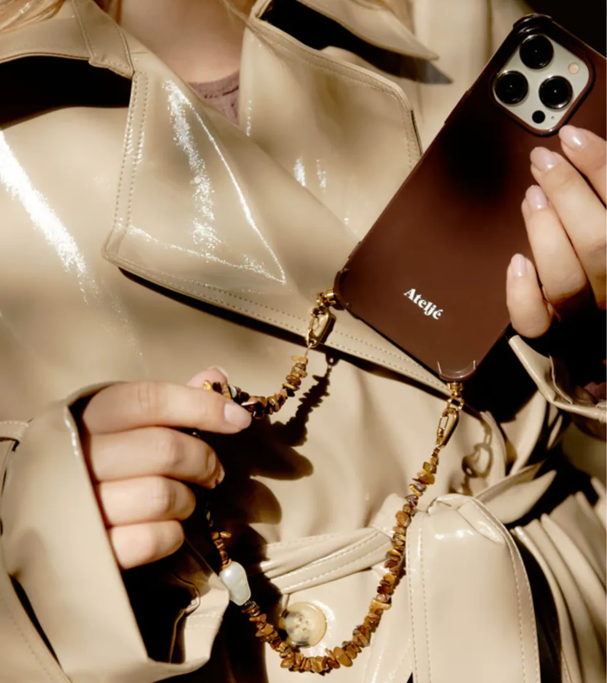 Ateljé Telefoonhoesje Dark Brown Recycled