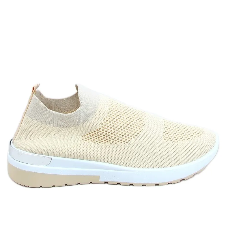 BEIGE SPORTSOKKEN G362 BEIGE SCHOENEN