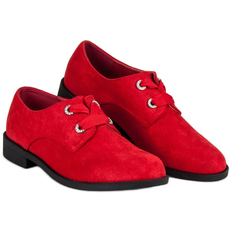 Bello Star Rode veterschoenen rood