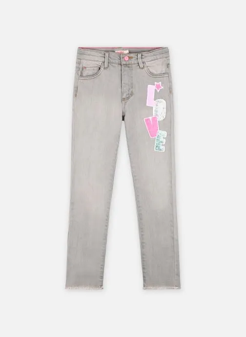      BILLIEBLUSH PANTALON DENIM U14611  GRIJS   