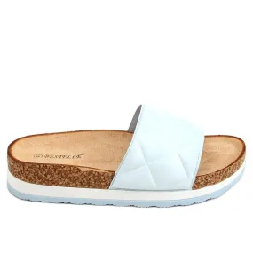 Blauwe kurken pantoffels LS017 Blauw