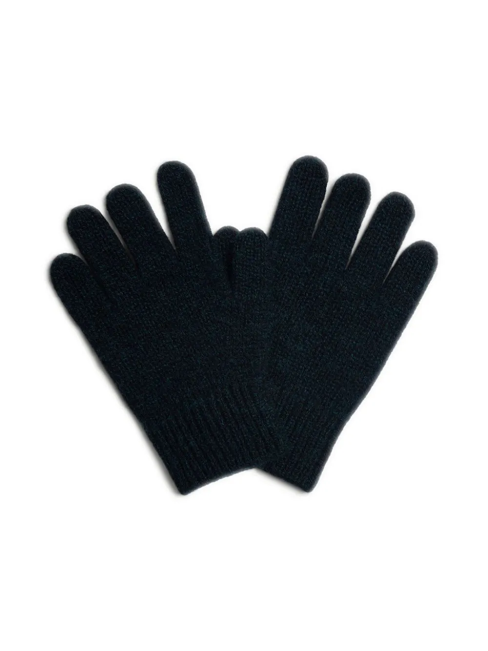 Bonpoint Ribgebreide handschoenen Zwart