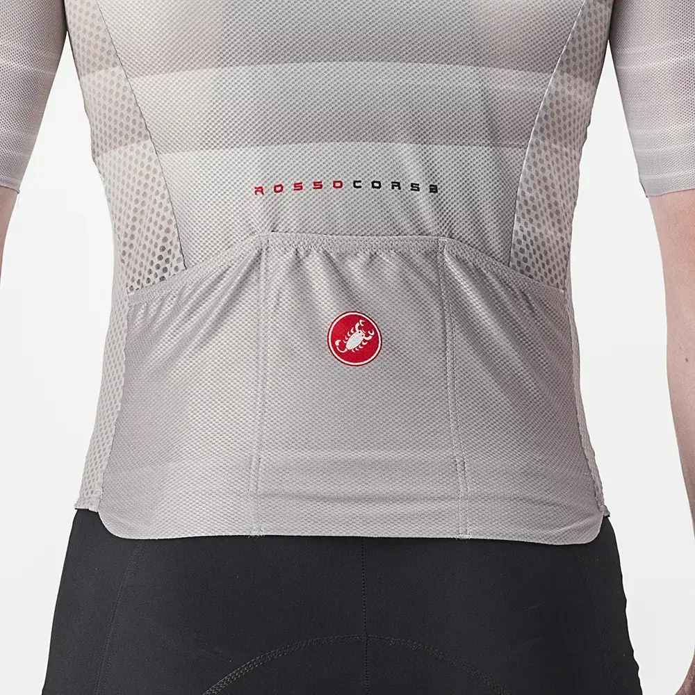 Castelli Climber's 3.0 SL2 Fietsshirt Korte Mouwen Grijs Heren