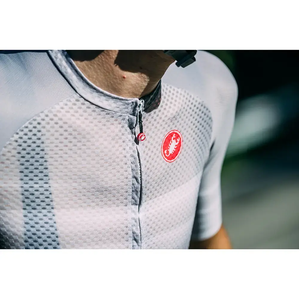 Castelli Climber's 3.0 SL2 Fietsshirt Korte Mouwen Grijs Heren