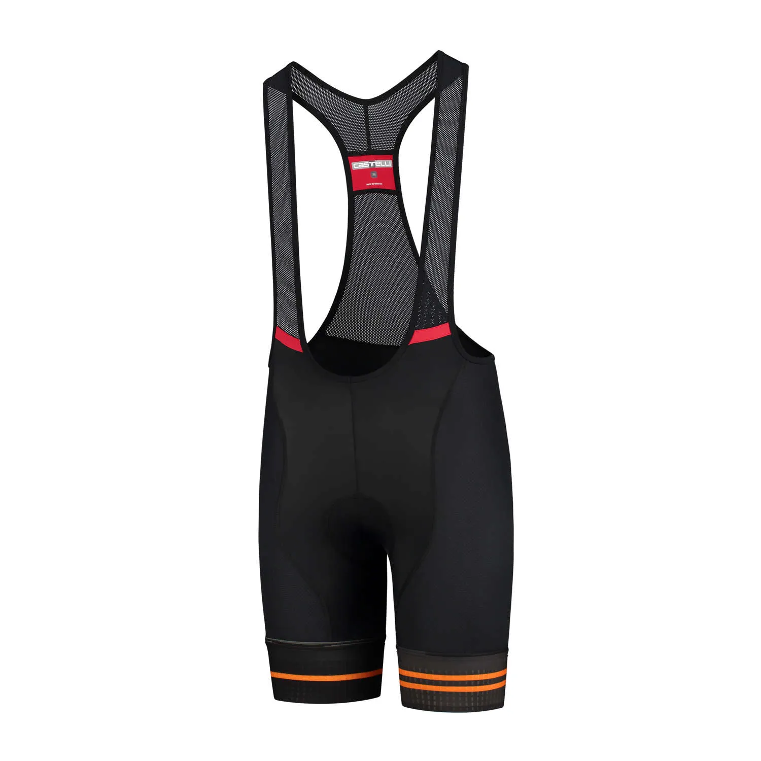 Castelli Competizione Limited Edition Fietsbroek Kort Zwart/Oranje Heren