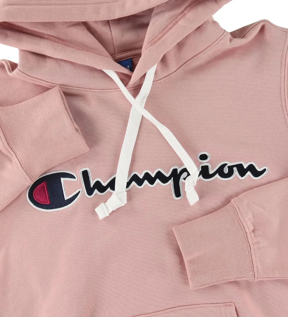 CHAMPION FASHION HOODIE  ROZE M. LOGO