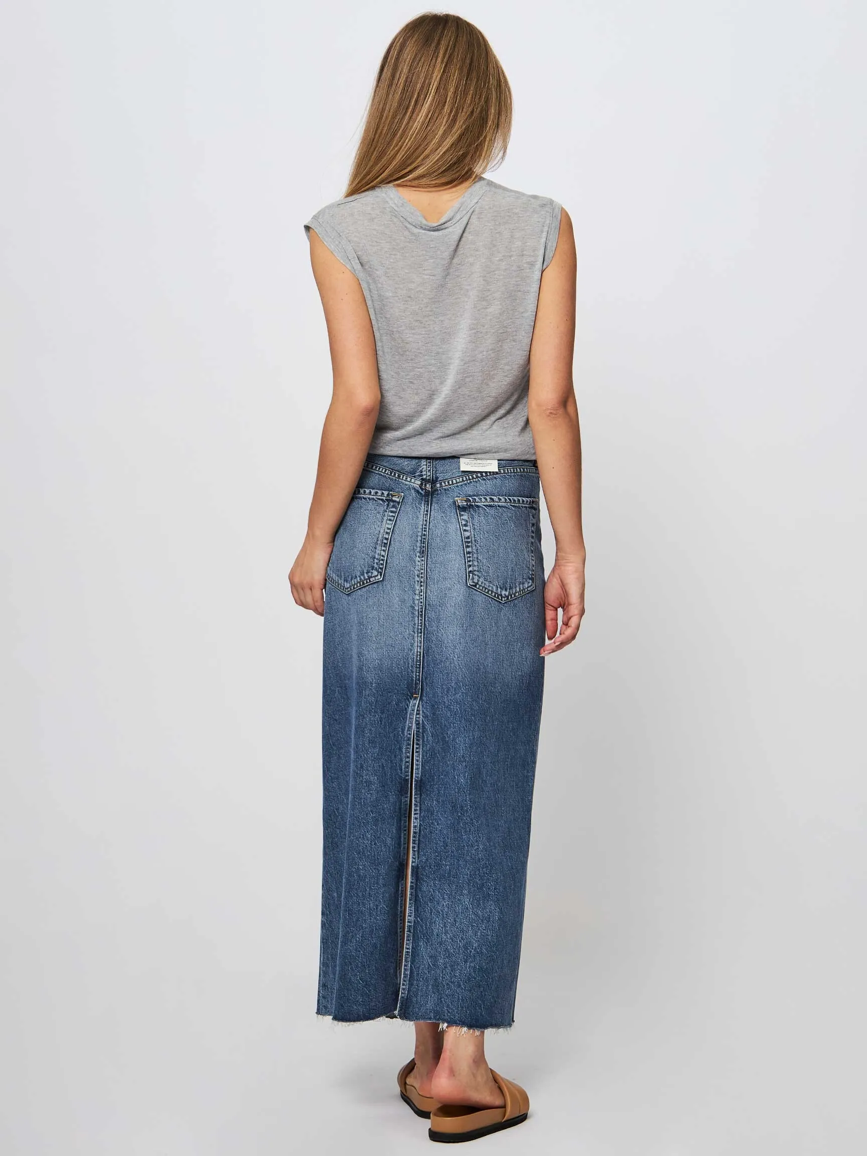 Citizens of Humanity Circolo, denim maxi skirt