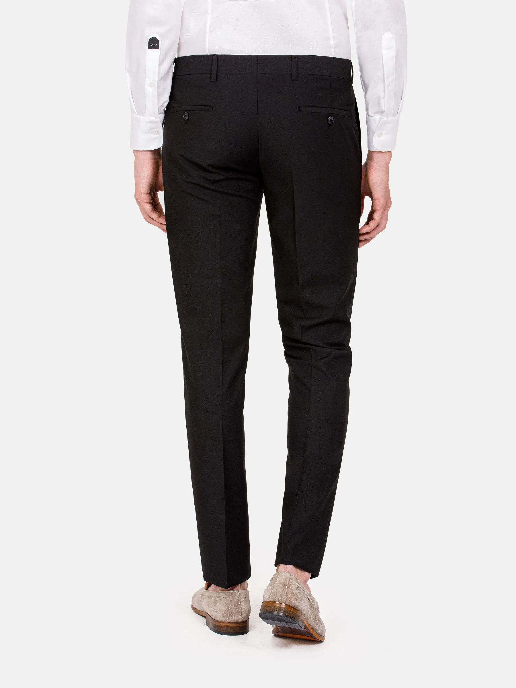 Comfort Slim Fit Black Pantalon