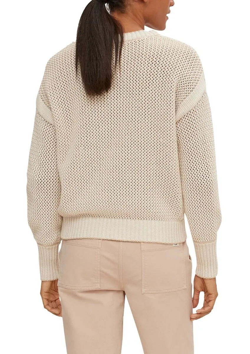 COMMA2110374 PULLOVER  BEIGE