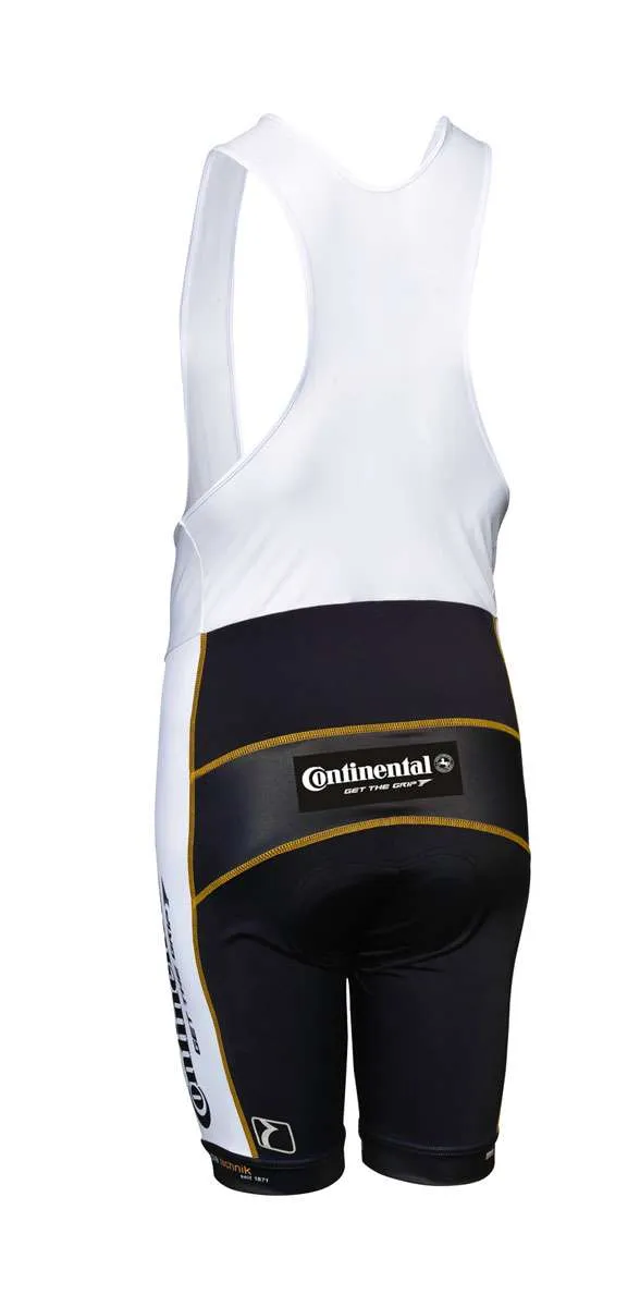 Continental Fietsbroek Kort met Bretels en Zeem Wit Heren