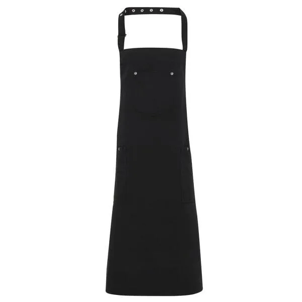 Cotton Chino Bib Apron