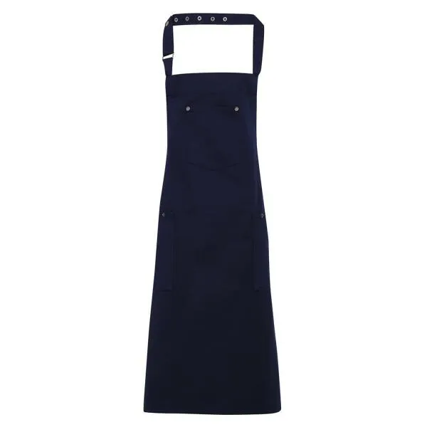 Cotton Chino Bib Apron