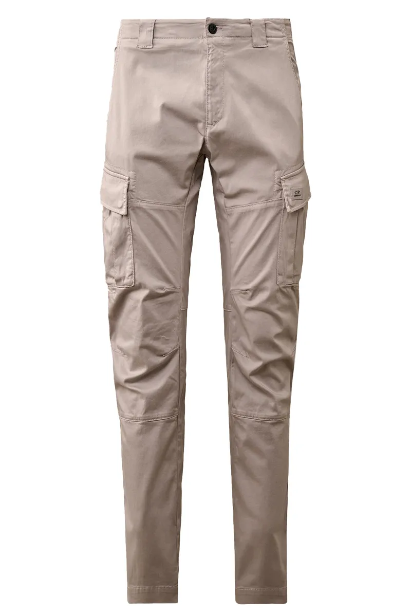 C.P. Company STRETCH SATEEN ERGONOMIC LOGO CARGO PANTS