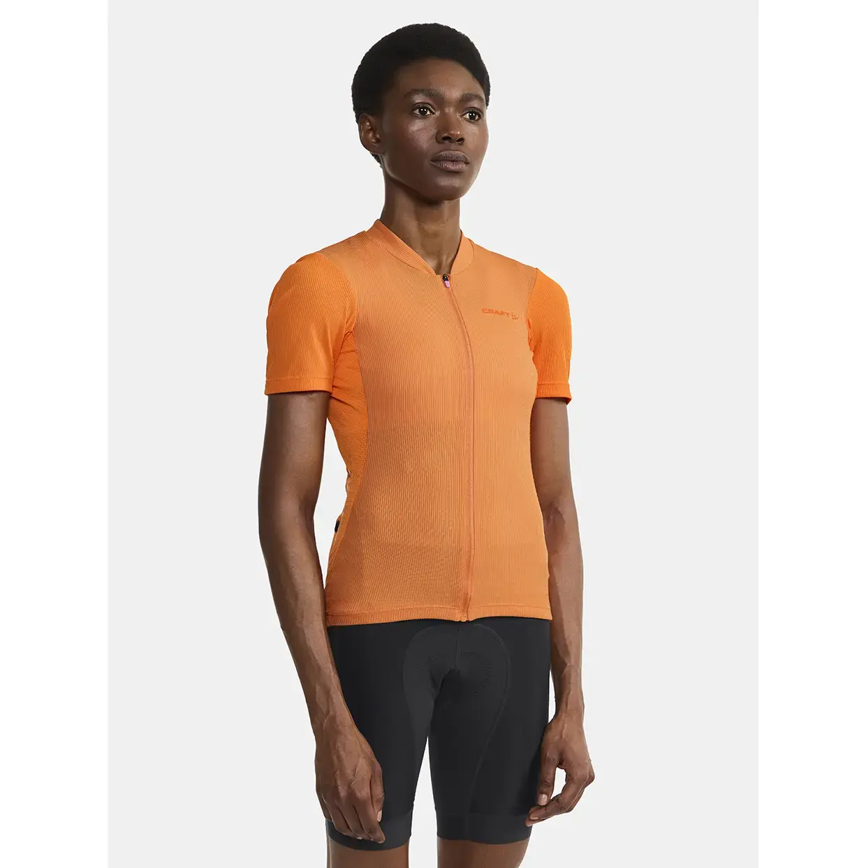 Craft ADV Endurance Fietsshirt Korte Mouwen Oranje Dames