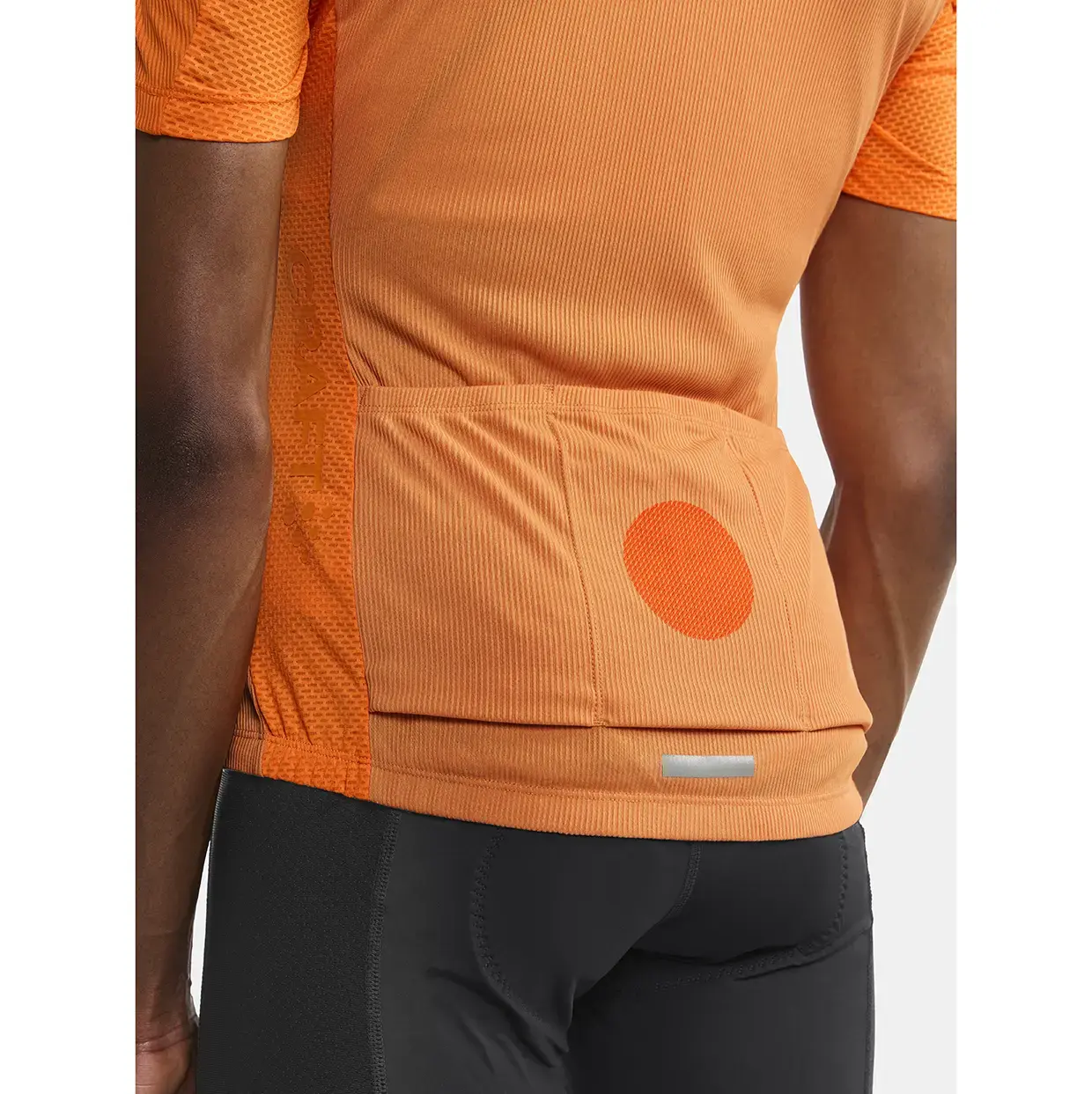 Craft ADV Endurance Fietsshirt Korte Mouwen Oranje Dames