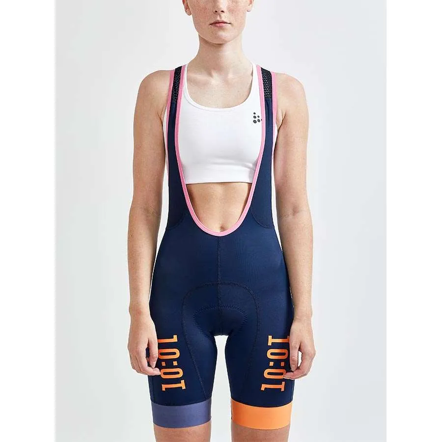 Craft ADV HMC Endurance Fietsbroek Kort Donkerblauw/Oranje Dames