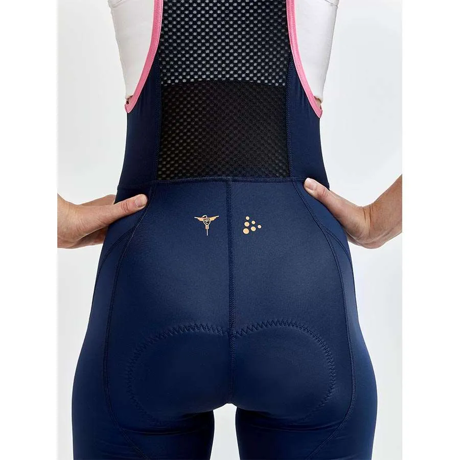 Craft ADV HMC Endurance Fietsbroek Kort Donkerblauw/Oranje Dames