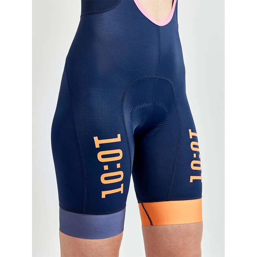 Craft ADV HMC Endurance Fietsbroek Kort Donkerblauw/Oranje Dames