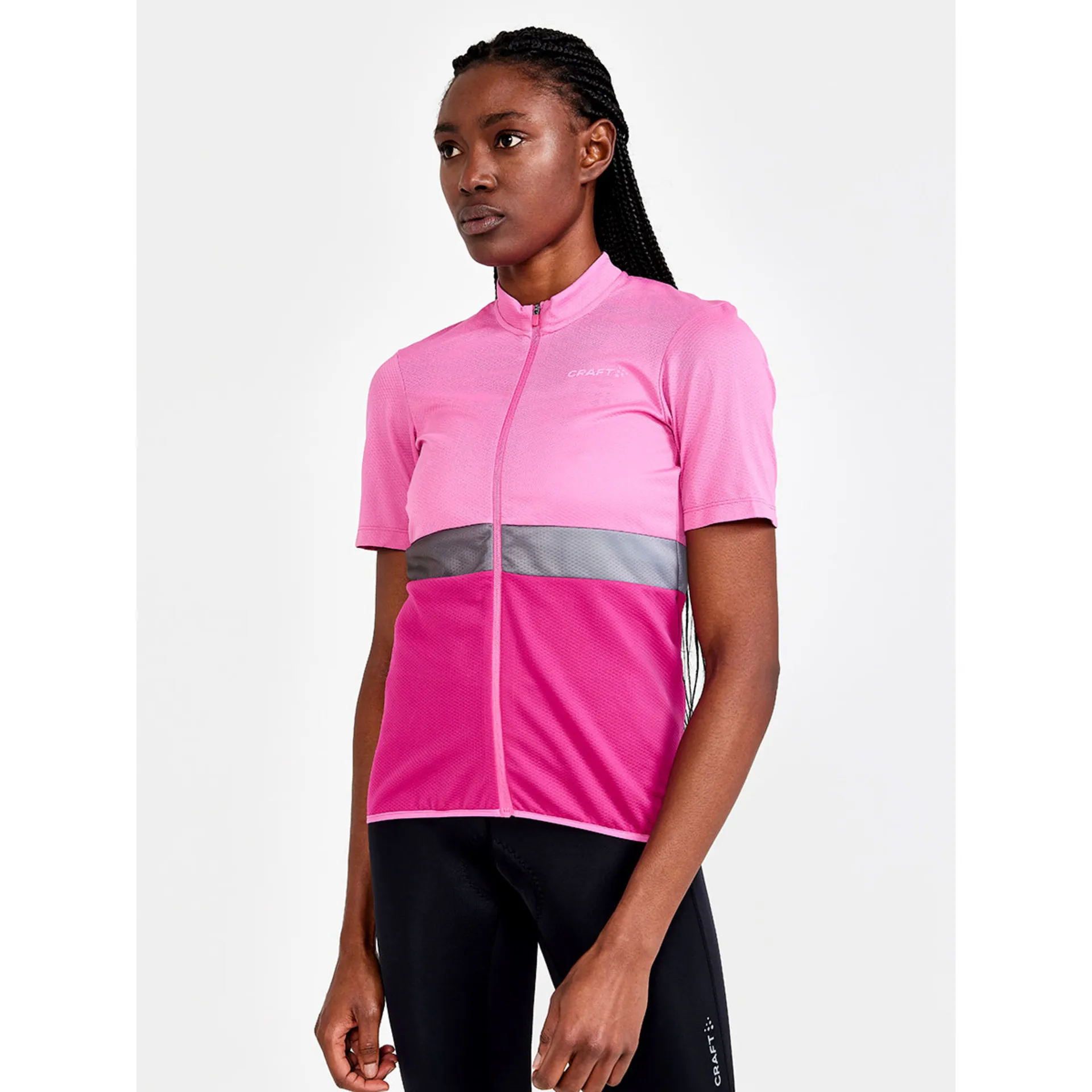 Craft CORE Endurance Fietsshirt Korte Mouwen Roze Dames